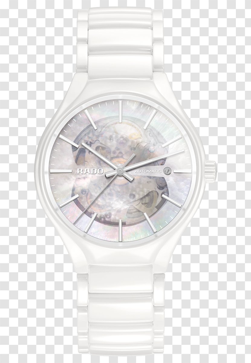 Rado Watch Movement Bracelet ETA SA - White Mechanical Radar Watches Female Form Transparent PNG