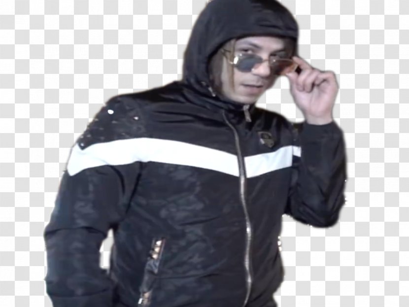 J'suis QLF PNL Car Leather Jacket Hoodie - Zipper Transparent PNG