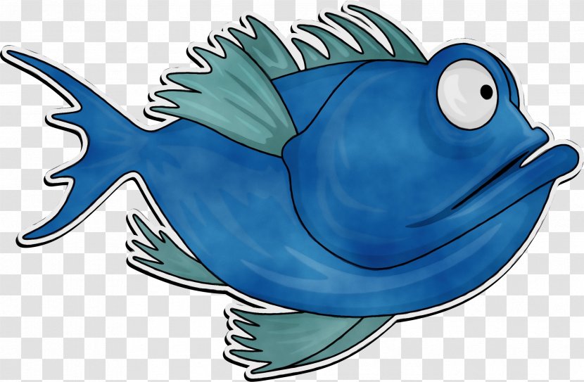 Whale Cartoon - Fish - Pomacanthidae Bonyfish Transparent PNG