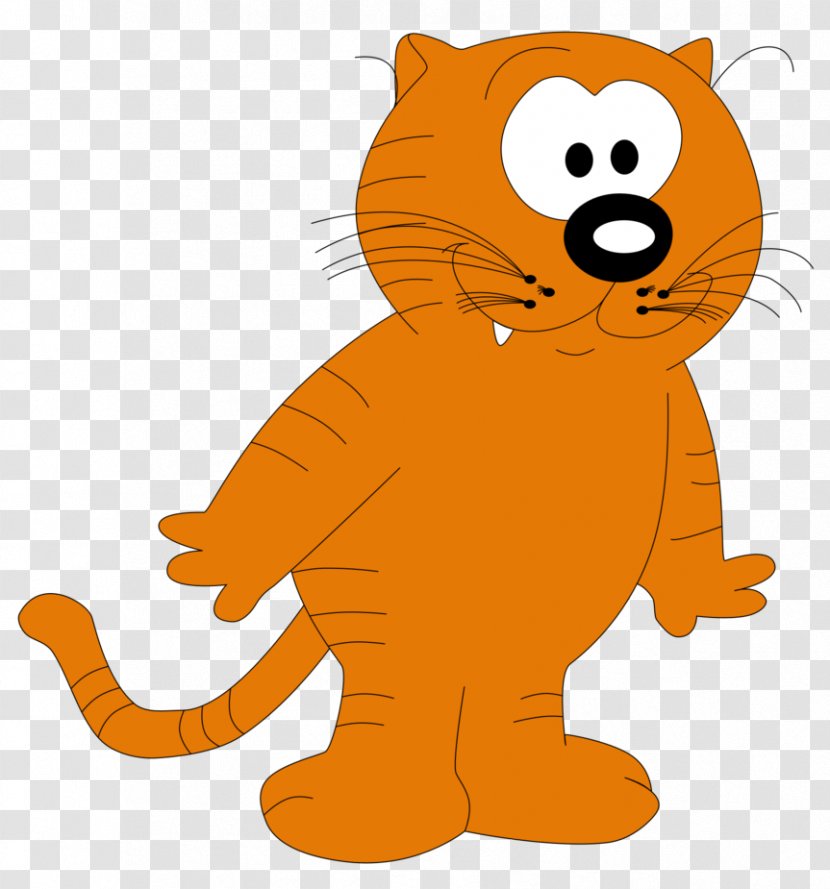 Heathcliff Cartoon Whiskers Cat - Small To Medium Sized Cats Transparent PNG