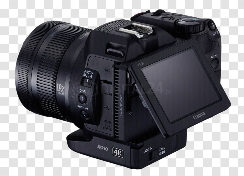 Canon EOS 4K Resolution Video Cameras XC10 - Photography - Camera Transparent PNG
