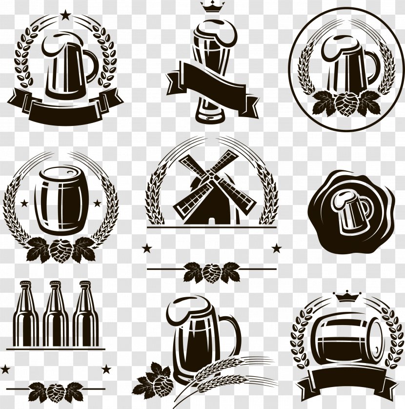 Beer Euclidean Vector Photography Illustration - Shutterstock - Icon Labels Transparent PNG