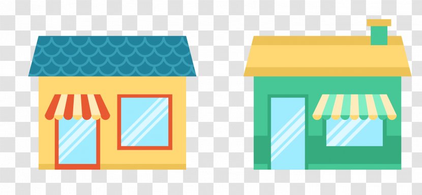 Building Business Housing Apartment Icon - Commercial - Green House Transparent PNG