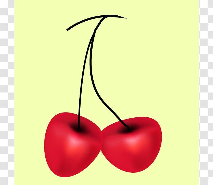 Cherry Red Clip Art - Cartoon Transparent PNG