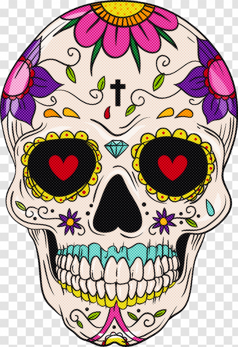 Bone Skull Head Transparent PNG