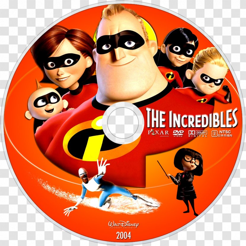 Mr. Incredible DVD-Video The Incredibles Pixar - Dvd - Movies Transparent PNG
