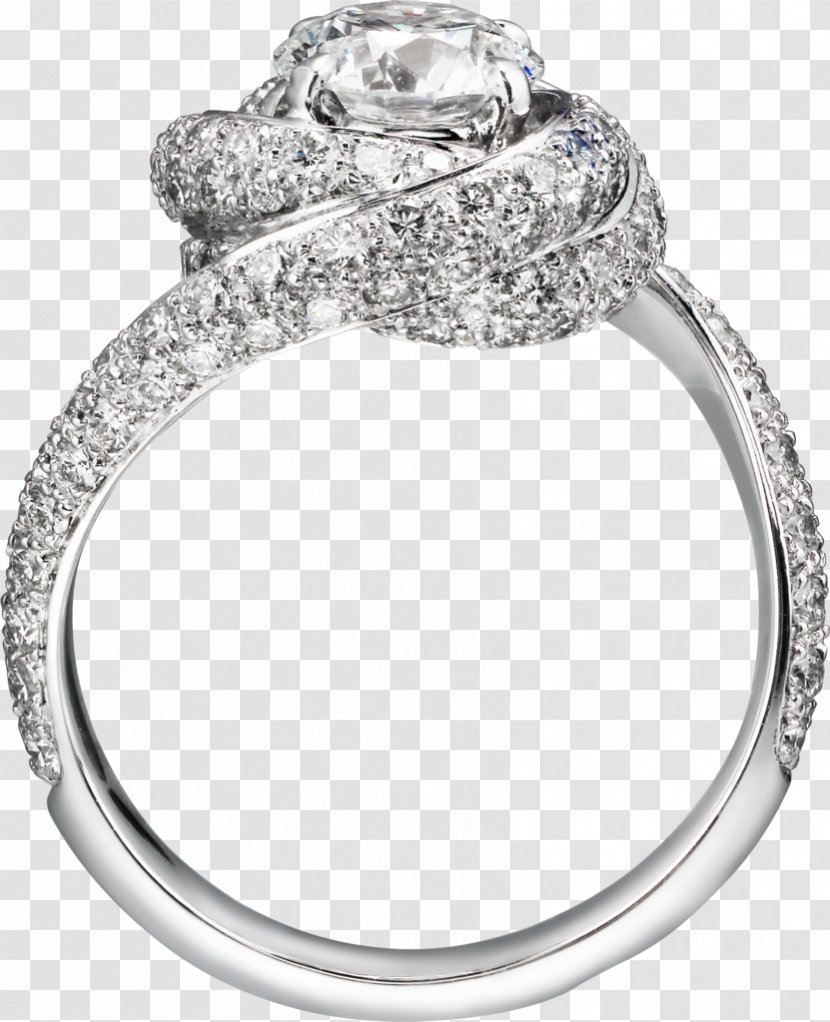 Earring Wedding Ring Jewellery Gold - Love Bracelet - Platinum Transparent PNG