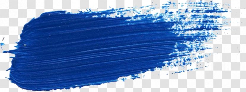 Blue Paintbrush Microsoft Paint - Stroke Transparent PNG