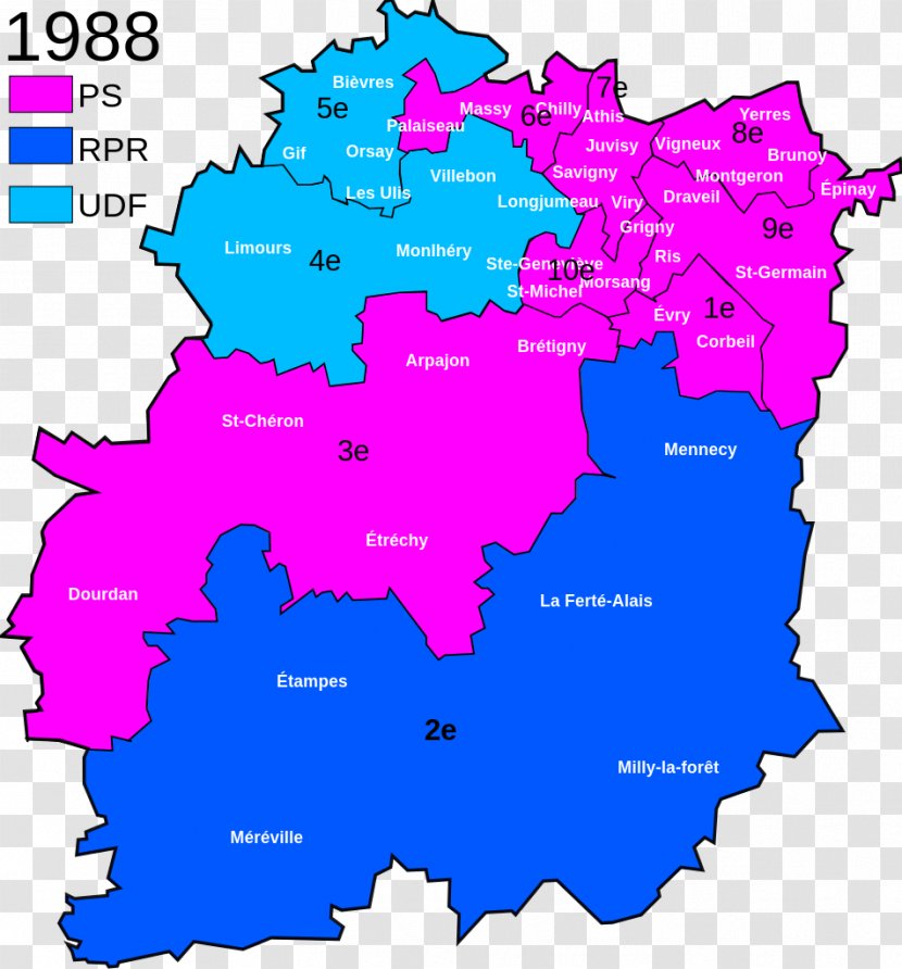 Essonne Line Map Point Ecoregion Transparent PNG