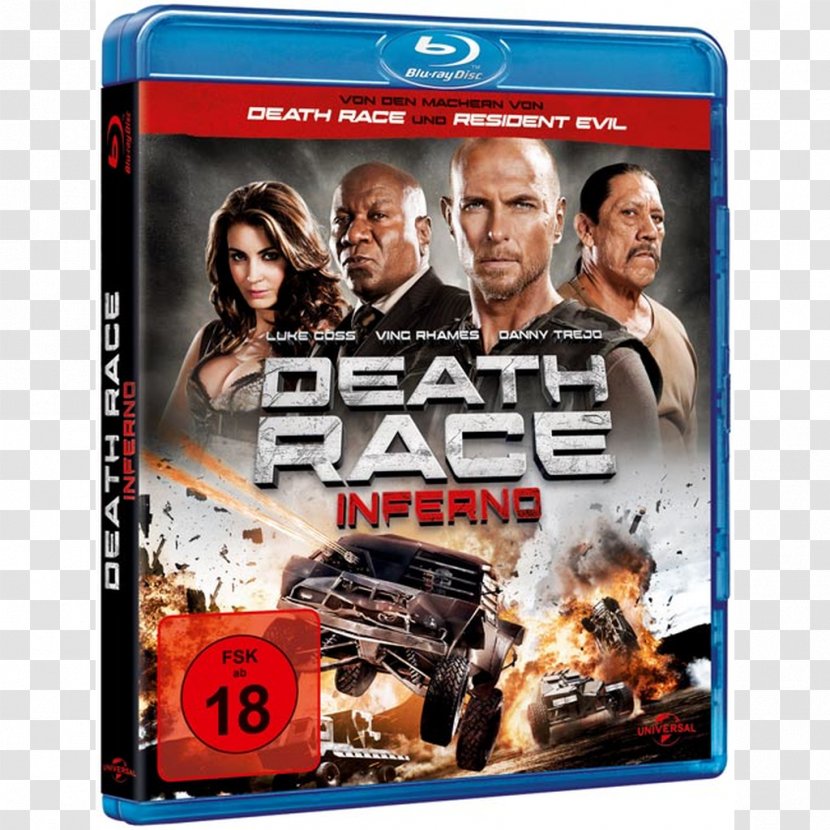 Roel Reiné Death Race 3: Inferno Carl Lucas Hollywood Blu-ray Disc - Bluray - 2 Transparent PNG