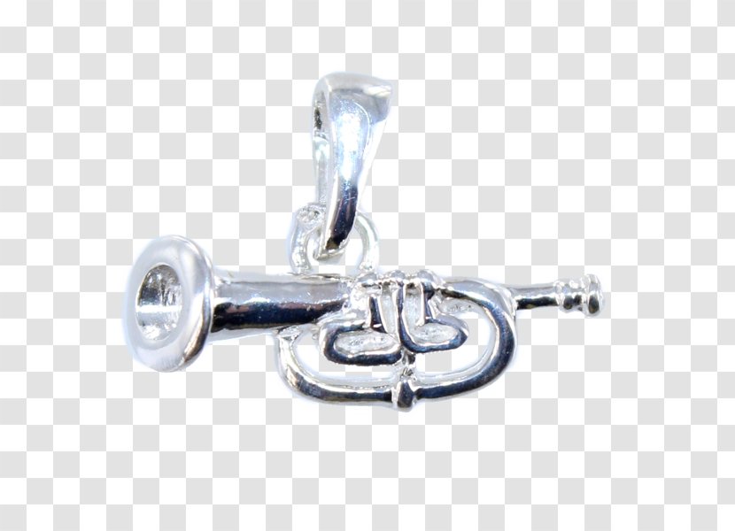 Brass Instruments Silver Cufflink Body Jewellery - Metal Transparent PNG