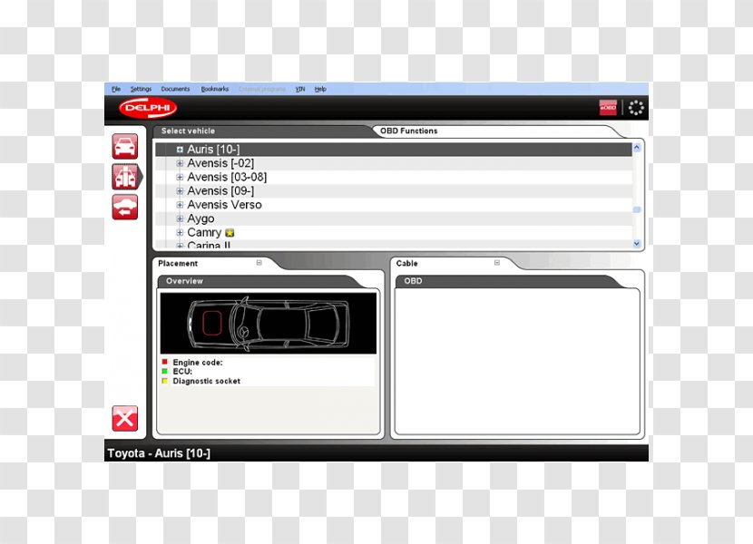 Car Computer Software On-board Diagnostics Image Scanner OBD-II PIDs - Onboard Transparent PNG
