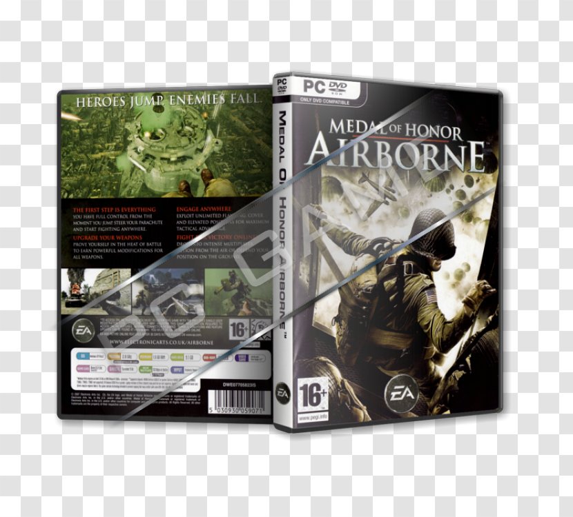 Medal Of Honor: Airborne Vanguard Heroes 2 Xbox 360 PC Game - Honor - Electronic Arts Transparent PNG