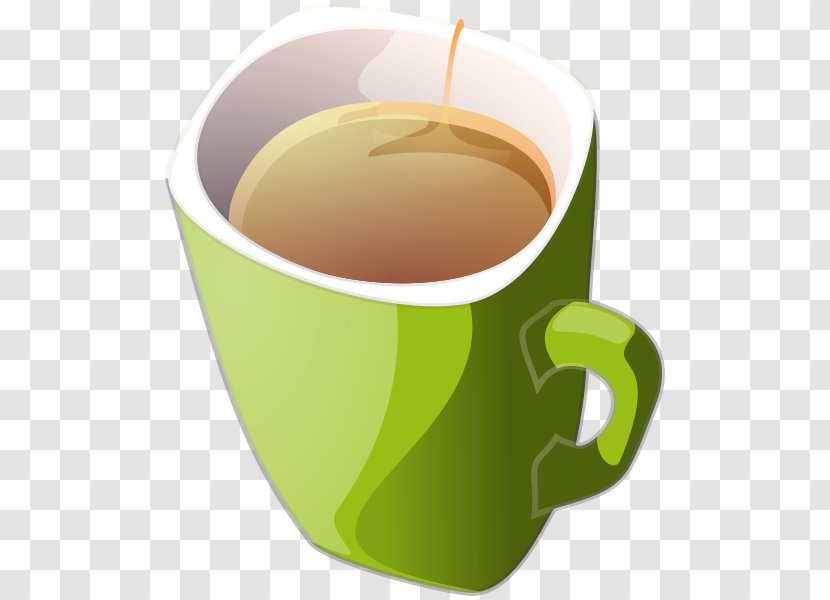 Green Tea Coffee Drink Clip Art Transparent PNG
