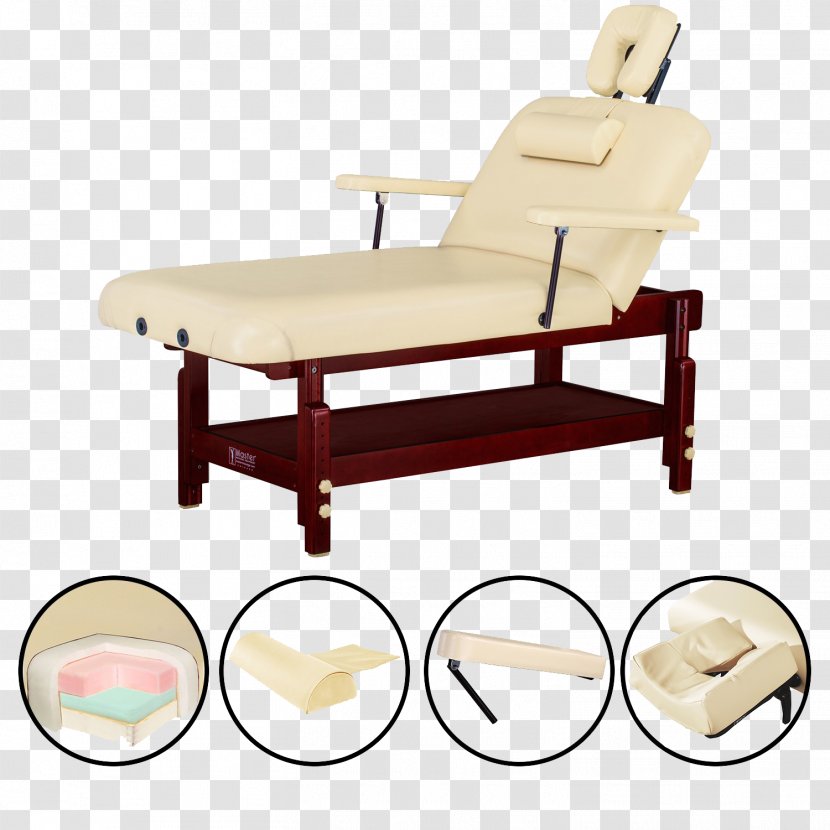 Massage Chair Table Master Equipments Facial - Stationary Transparent PNG