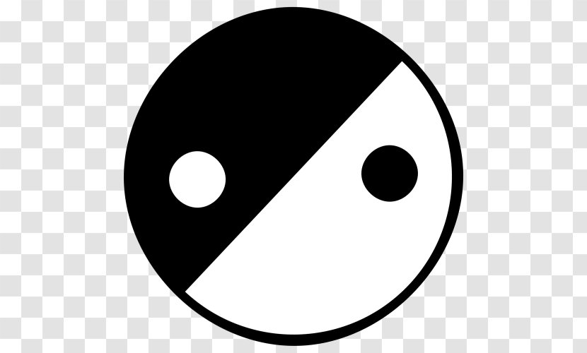 Yin And Yang Clip Art - Point Transparent PNG