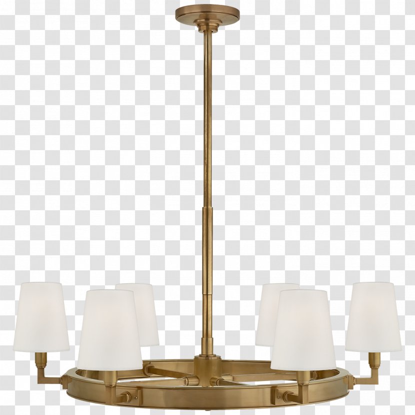 Lighting Chandelier Visual Comfort Probability Bronze - Lamp Shades - Light Transparent PNG