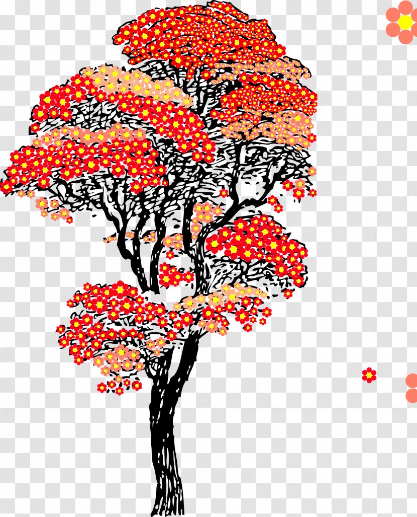 Japan Cherry Blossom Tree Clip Art - Leaf Transparent PNG