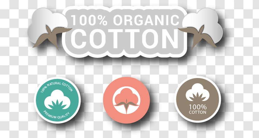 Organic Cotton Logo Textile - Food Transparent PNG