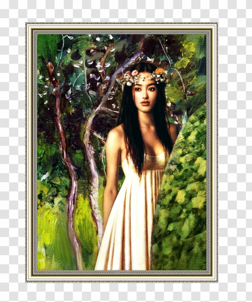 Work Of Art Oil Painting Painter - Tree - European Style Transparent PNG