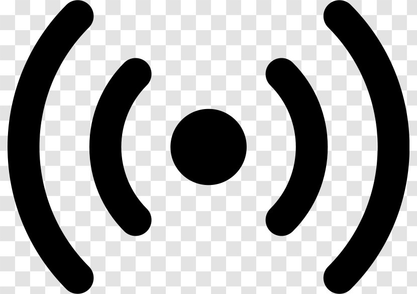 Emoticon Line - Symbol - Blackandwhite Smile Transparent PNG
