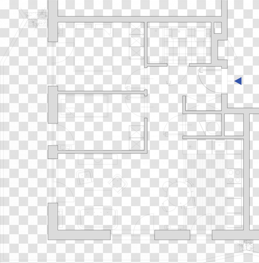 House Floor Plan Pattern - Area Transparent PNG