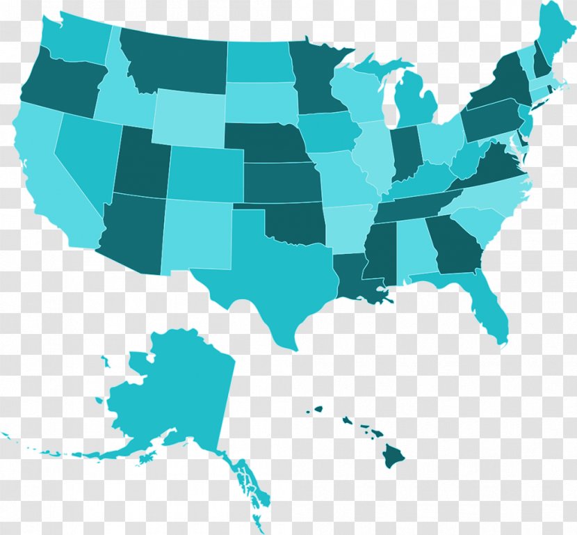 United States Royalty-free Map U.S. State Clip Art Transparent PNG
