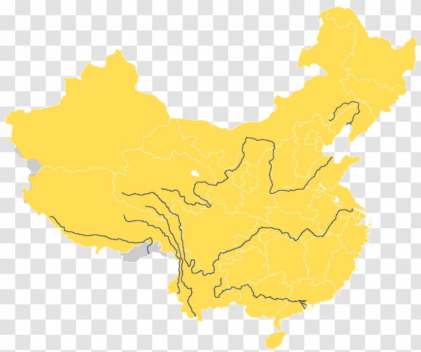 Flag Of China Map Geography - Great Wall Transparent PNG