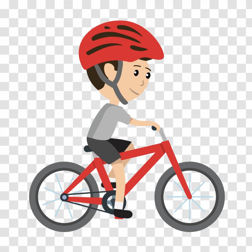 Bicycle Cycling Bicycles--equipment And Supplies Vehicle Wheel - Cartoon Helmet Transparent PNG