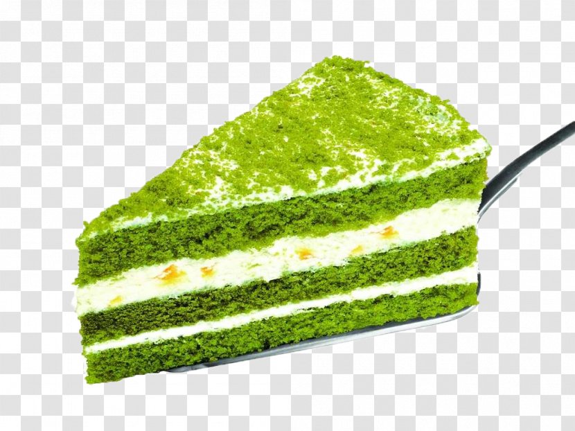Ice Cream Matcha Green Tea Latte - Dessert - Cake Transparent PNG