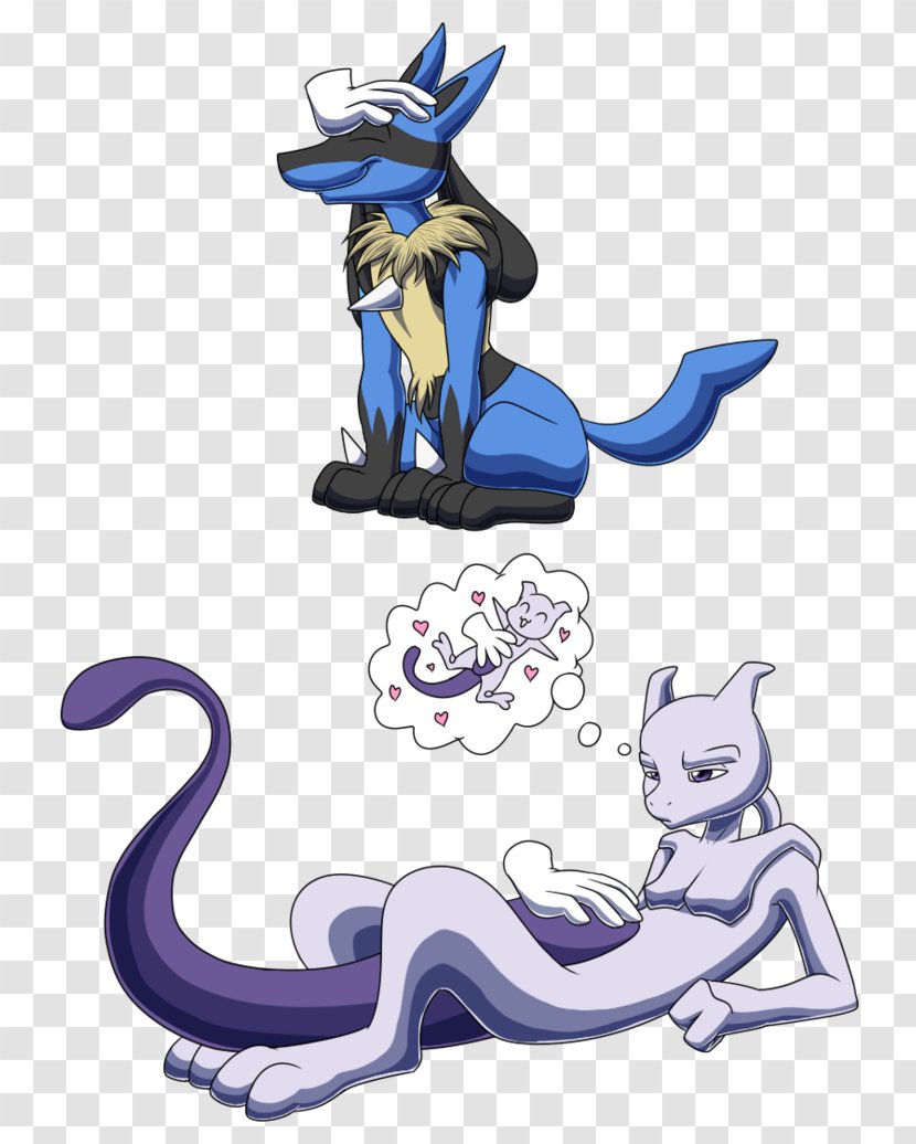 Pokémon X And Y Lucario Mewtwo Riolu - Frame - Cartoon Transparent PNG