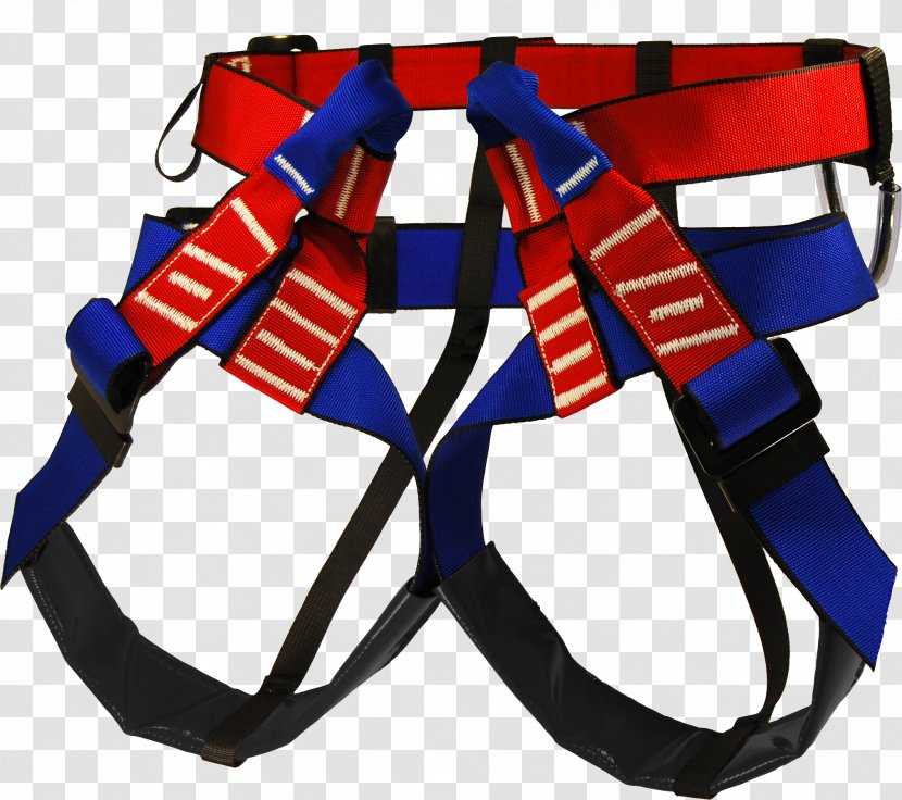 Speleology Caving Climbing Harnesses Harnais Canyoning - Blue - Harness Transparent PNG