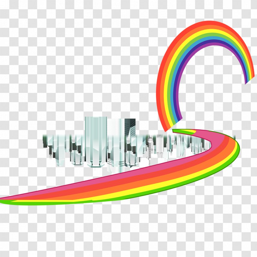Architecture Download Graphic Design - Rainbow - Building Forward Transparent PNG