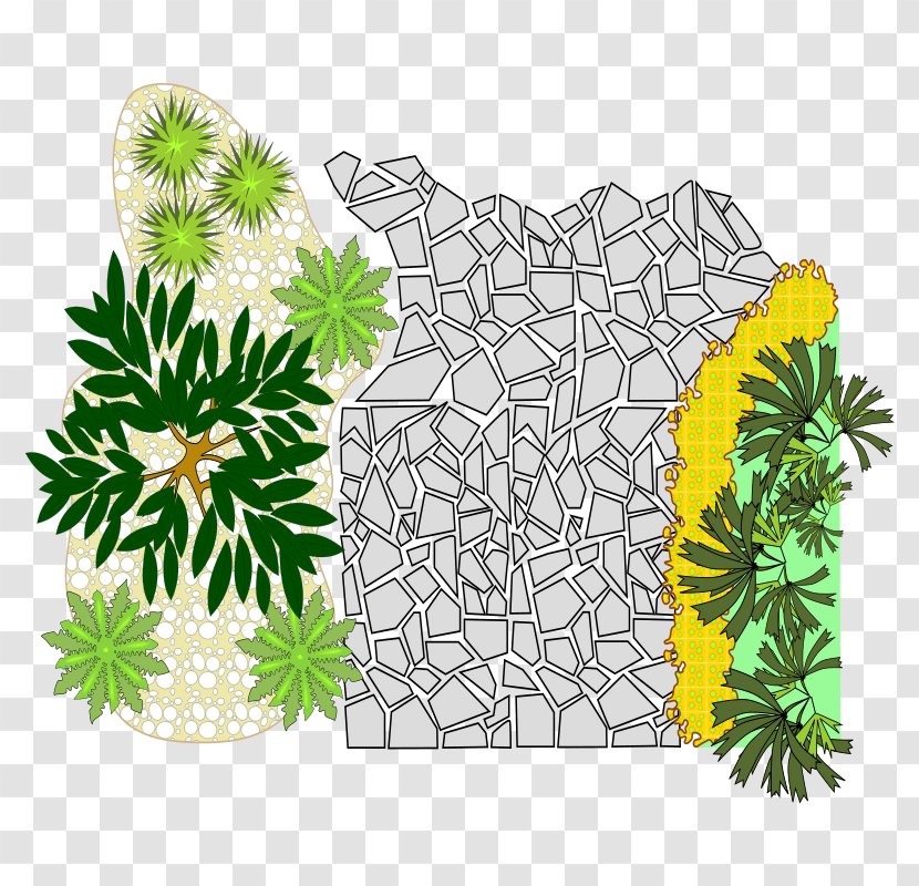 Landscaping Landscape Architecture Lawn Clip Art - Flowering Plant - Outdoor Material Free Download Transparent PNG