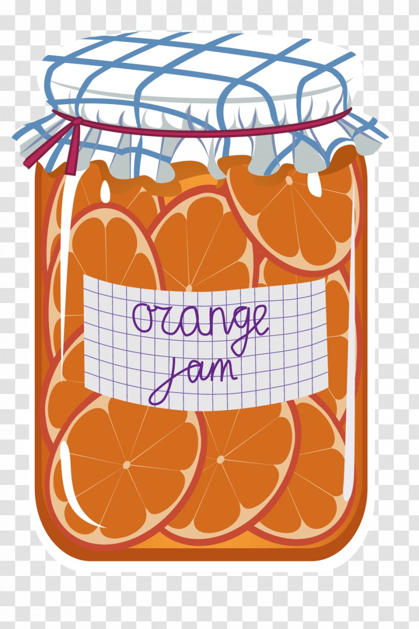 Jar Marmalade Orange Clip Art Transparent PNG