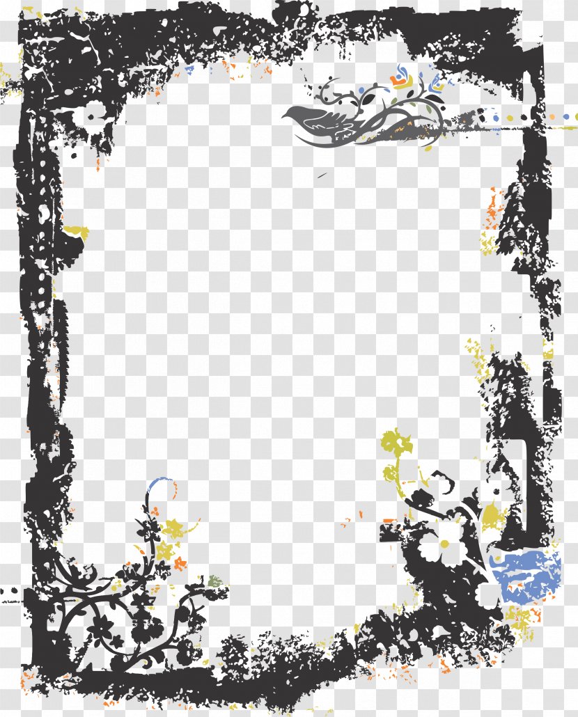 Background Watercolor Frame - Creativity - Picture Transparent PNG