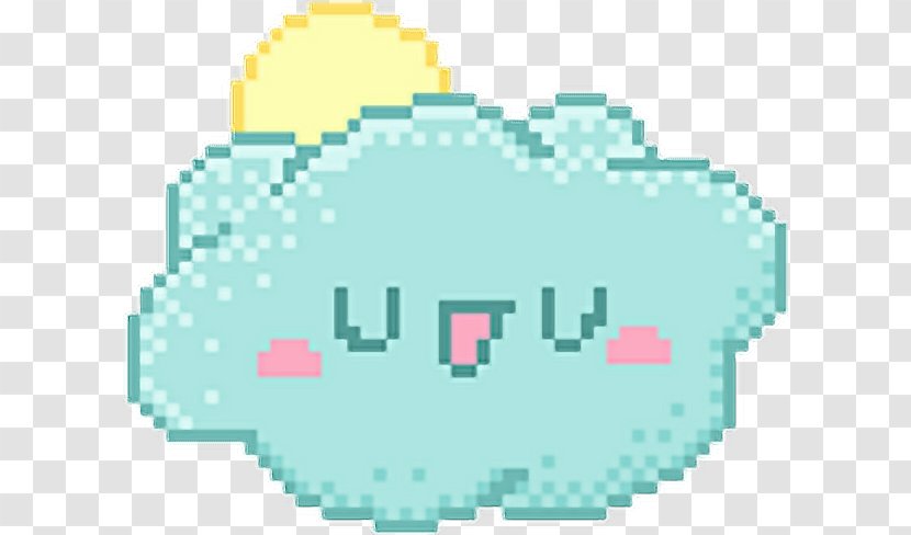 Pixel Art Video Game - Sky - Cloud KAWAII Transparent PNG