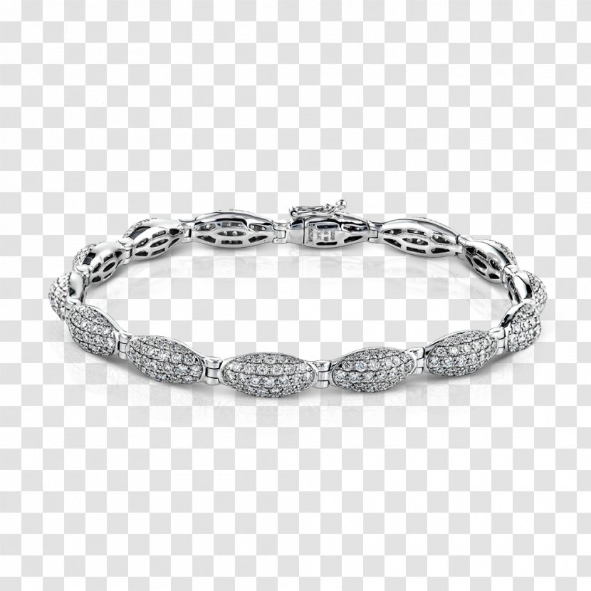 Bracelet Chain Jewellery Gemstone Diamond - Sterling Silver Transparent PNG