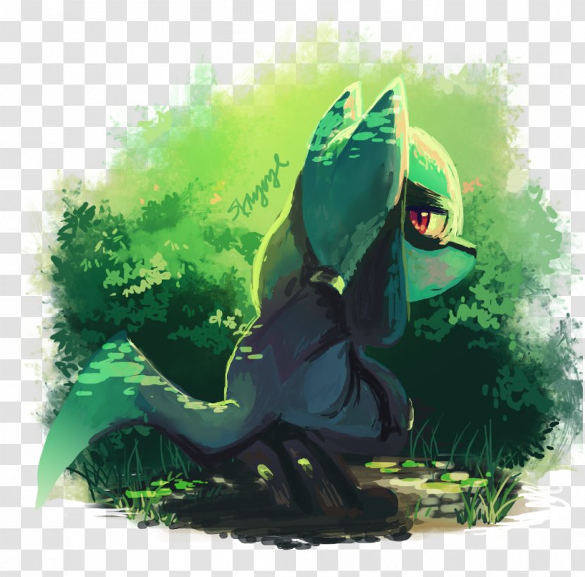 Riolu Pokémon Lucario Latias Fan Art - Drawing - Pokemon Transparent PNG