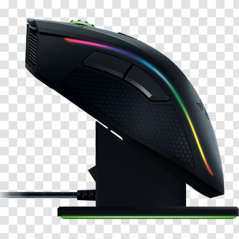 Computer Mouse Razer Inc. Mamba Wireless Gaming - Component Transparent PNG
