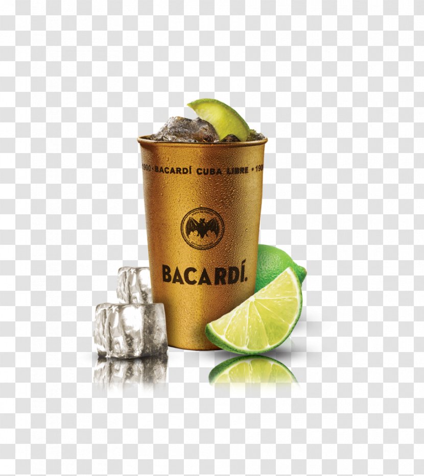 Rum And Coke Caipirinha Bacardi Cocktail - Lime Transparent PNG