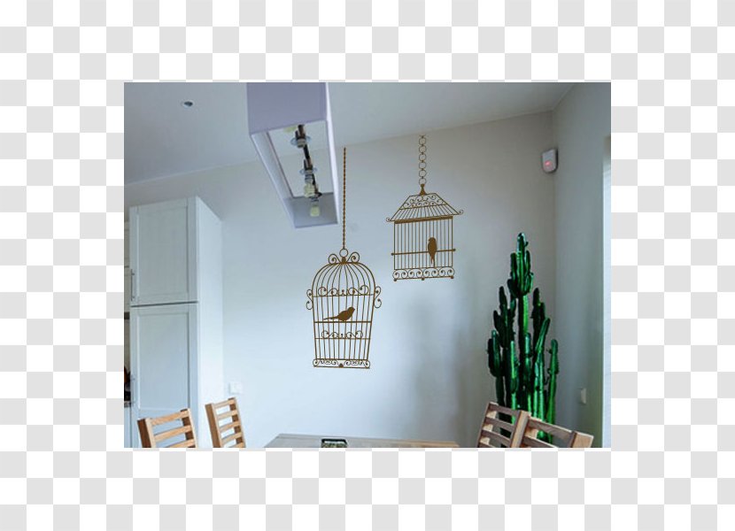 Bird Wall Cage Sticker Ceiling - Adhesive Transparent PNG