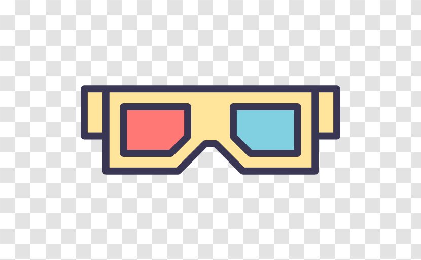 Glasses Polarized 3D System Film Cinema Clapperboard - 3d Transparent PNG