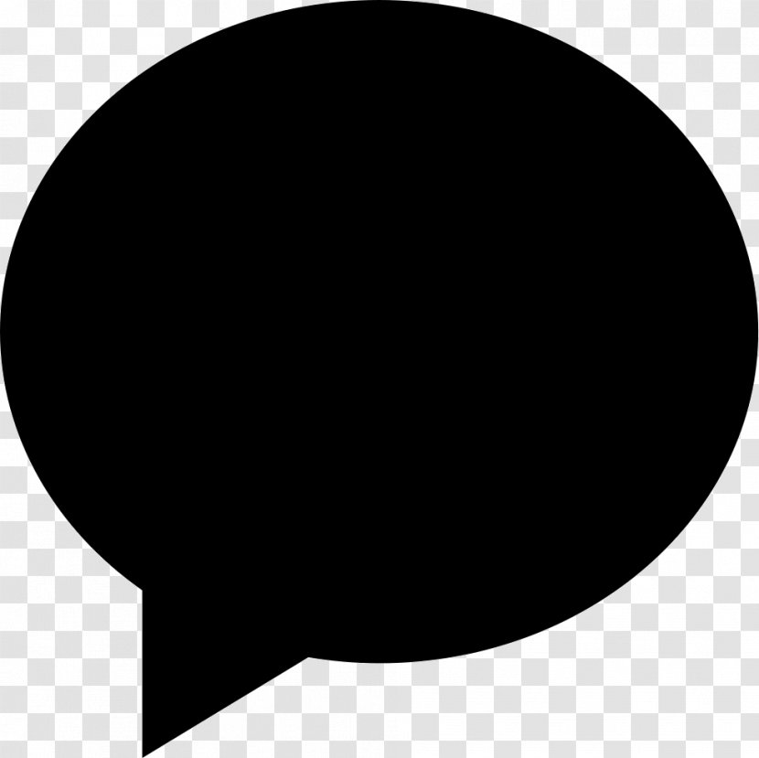 Oval Speech Balloon Bubble Online Chat Transparent PNG