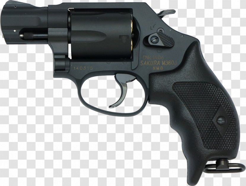 Revolver .38 Special Smith & Wesson Model 10 Firearm - Handgun Transparent PNG