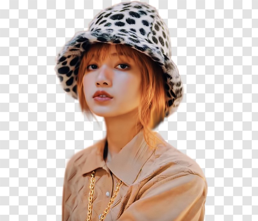 Lisa BLACKPINK Sun Hat - Blackpink Transparent PNG