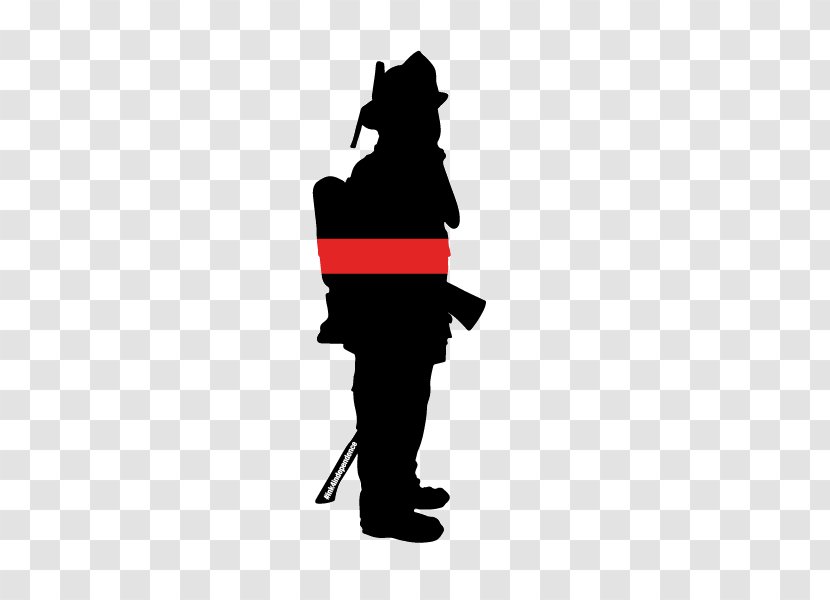 Silhouette Firefighter Drawing Logo - Fictional Character Transparent PNG