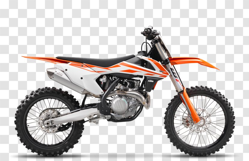 KTM 450 EXC Motorcycle SX-F 690 Enduro - Scooters. Vector Transparent PNG