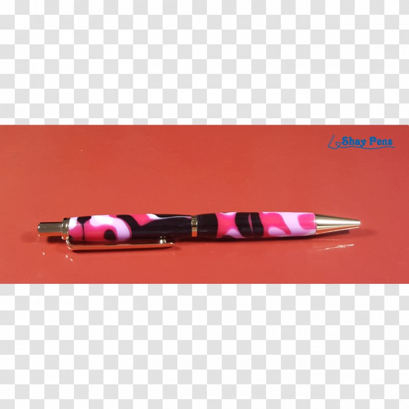Ballpoint Pen Magenta - Office Supplies - Slim Body Transparent PNG