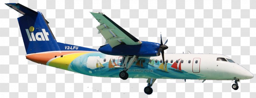 Fokker 50 Air Travel Flight Aircraft Airline Transparent PNG